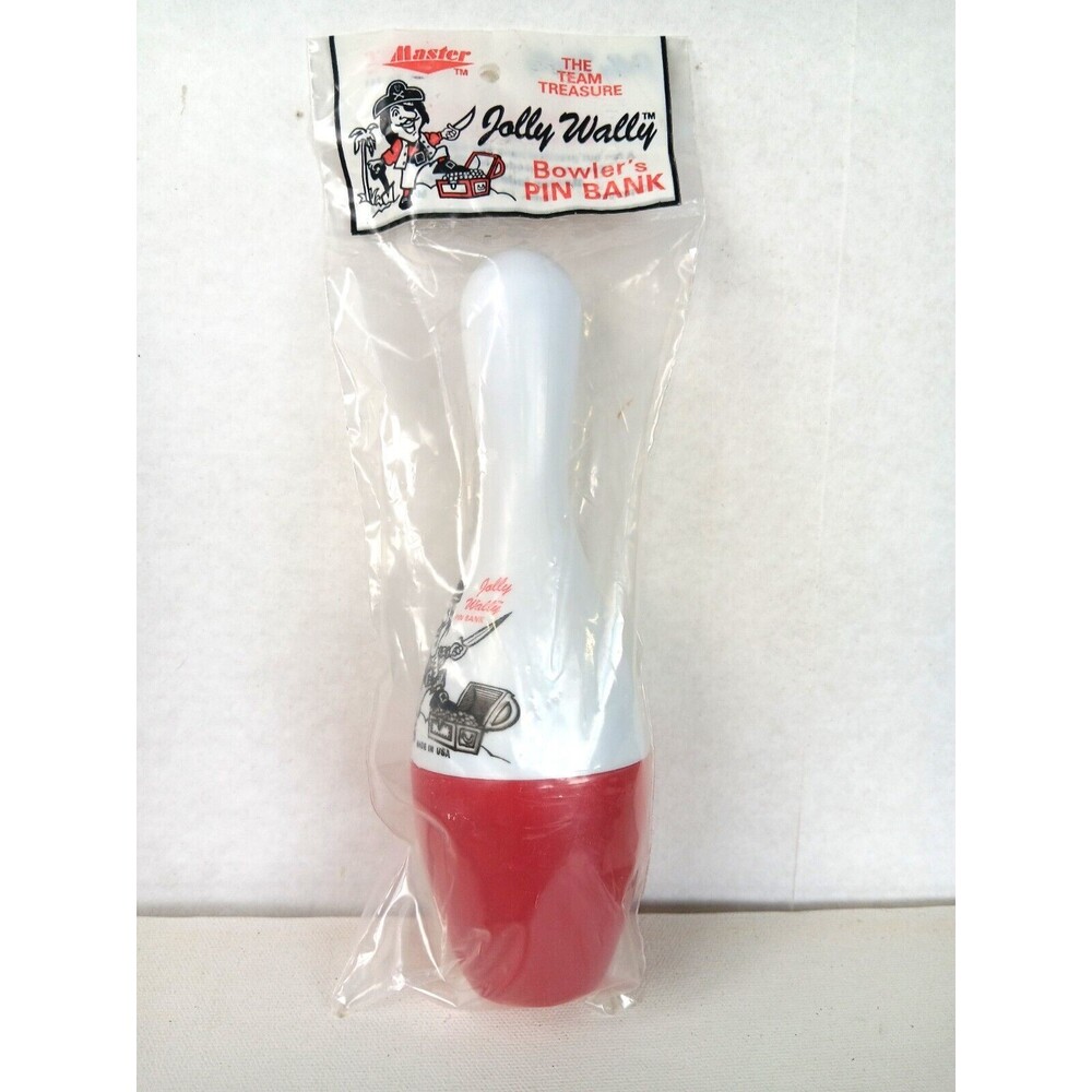 Vintage Jolly Wally Bowler's Pin Bank New Old Stock